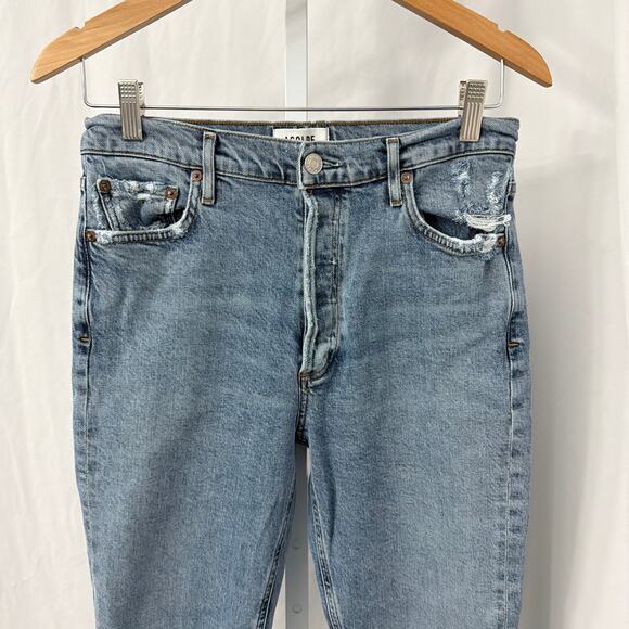 Agolde Nico Jeans Womens Size 28 Raw Hem - Picture 7 of 12